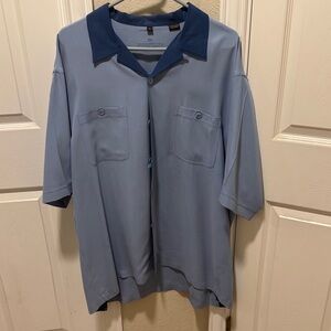 Bugatchi Blue Casual Button Down Shirt